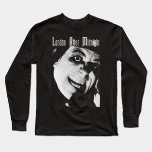 London After Midnight - Silent and Pre-Code Horror - Lon Chaney - Vampire Long Sleeve T-Shirt